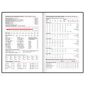  Ежедневник недатированный А5 145х213мм BRAUBERG Vogue, под кожу, магнитный клапан 160л красный116225 