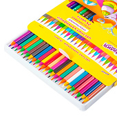  Карандаши цветные 24цв Юнландия Карнавал, трехгранные, 181686 