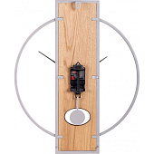  Часы настенные  Баланс Рубин,  d-50 см, из металла  и дерева с маятником,  открытая стрелка, 5060-001 (1) 
