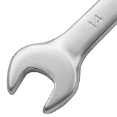 Ключ комбинированный 14мм, CrV, матовый хром, Matrix Ключ комбинированный 14мм, CrV, матовый хром, Matrix