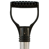 Лопата автомобильная снеговая №7 черная, алюминиевый черенок Лопата автомобильная снеговая №7 черная, алюминиевый черенок