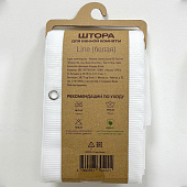  Штора для ванной Line 180х200 (ШхВ) белая GX008-3 13677 