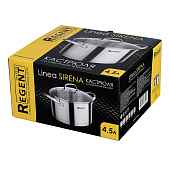 Кастрюля со стеклянной крышкой 4,5л Linea SIRENA 65-0422 Кастрюля со стеклянной крышкой 4,5л Linea SIRENA 65-0422