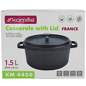  Кастрюля Kamille France 1,5 л 4450 