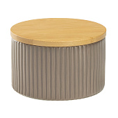 Банка для сыпучих продуктов «Дымка», 570 мл, 12х7,5 см, керамическая, бежевый 5362015 Банка для сыпучих продуктов «Дымка», 570 мл, 12х7,5 см, керамическая, бежевый 5362015