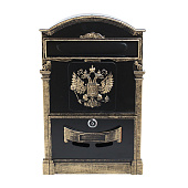 Ящик почтовый  №4011В "Герб" (старая бронза) Аллюр   Ящик почтовый  №4011В "Герб" (старая бронза) Аллюр