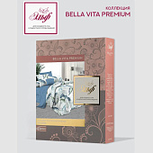  Комплект постельного белья Bella Vita Premium Канва, семейный, поплин, хлопок, 1179 