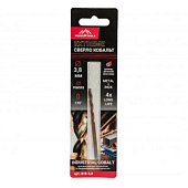 Сверло по металлу 3,8мм, Р6М5К8,COBALT  VERTEXTOOLS