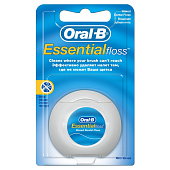 Зубная нить ORAL-B Essential floss Мятная, 50м Зубная нить ORAL-B Essential floss Мятная, 50м