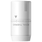 Термоголовка жидкостная Royal Thermo Design М30х1,5 белый Термоголовка жидкостная Royal Thermo Design М30х1,5 белый