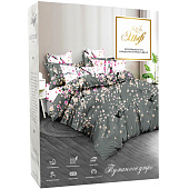  Комплект постельного белья  Sateen De Luxe Туманное утро, 1,5 сп., наволочки 70х70 см-2 шт., сатин, 141 