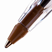  Ручка шариковая BIC Cristal, синяя, корпус прозрачный, узел 1мм, линия 0,4мм, 847898 