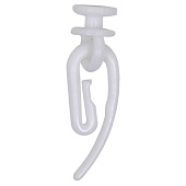 Крючок Карниз Улитка с бегунком 100шт Крючок Карниз Улитка с бегунком 100шт