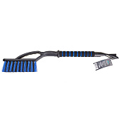 Щетка от снега со скребком 65 см Black&Blue поролоновая ручка ВВ1002 Щетка от снега со скребком 65 см Black&Blue поролоновая ручка ВВ1002