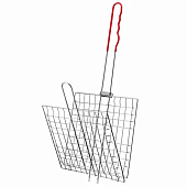  Решетка-гриль Diolex мелкая 23х22 см с силиконовой ручкой DX-G0004 