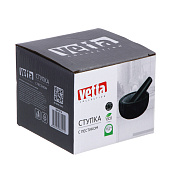 Ступка с пестиком 11,5x6 см мрамор Vetta 884-476 Ступка с пестиком 11,5x6 см мрамор Vetta 884-476