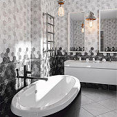 Декор 30Х60 Дайкири-1 бел DKR1/БерезаКерамика Декор 30Х60 Дайкири-1 бел DKR1/БерезаКерамика