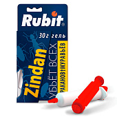 Гель от тараканов ЗИНДАН шприц в коробке РУБИТ 30гр 90873 Гель от тараканов ЗИНДАН шприц в коробке РУБИТ 30гр 90873