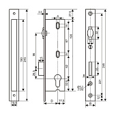 Замок врезной Профи 35.11.16 Гардиан Замок врезной Профи 35.11.16 Гардиан