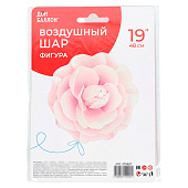  Воздушный шар фольгированный 19" "Цветок. Розовая камелия" 10993587 