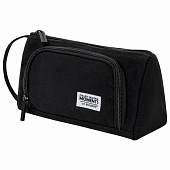 Пенал-косметичка Brauberg с ручкой, 1 откидная планка, полиэстер, 22x10х8 см, Black, 272339 Пенал-косметичка Brauberg с ручкой, 1 откидная планка, полиэстер, 22x10х8 см, Black, 272339