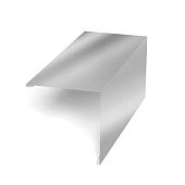 Планка угла наружного 0,4х115х115 L=2м (Цинк) Планка угла наружного 0,4х115х115 L=2м (Цинк)