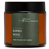 Свеча Stella Fragrance "BURNED WOOD" 90 гр.