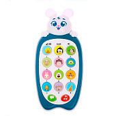 Музыкальный телефончик Zabiaka Малыш Банни, звук, синий, SL-05748, 7661320 Музыкальный телефончик Zabiaka Малыш Банни, звук, синий, SL-05748, 7661320