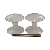 Ручка дверная РДК-115 (белый) Ручка дверная РДК-115 (белый)