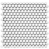  Мозаика 31,5х30,9 Penny Round White Matt Белый арт. NK41000 /Starmosaic 