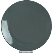 Тарелка обеденная Alfa Grey 25 см PT040025F611