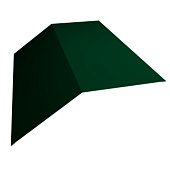 Планка конька обычного 0,4х190х190 L=2м (6005)зеленый мох Планка конька обычного 0,4х190х190 L=2м (6005)зеленый мох