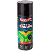  Краска-Спрей УДАРНИК 520мл Термостойкоя, Черная 