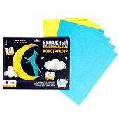  Полигональный конструктор Unicon Котик на луне, 12 листов, 7414480 