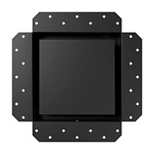  Вентилятор D 125 EXCELLENT 5C BB Matt black встраиваемый 300х200 