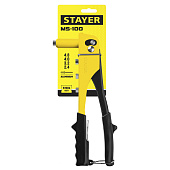 Заклепочник 240мм, 2,4-4,8мм, стальной корпус STAYER MS-100 Заклепочник 240мм, 2,4-4,8мм, стальной корпус STAYER MS-100