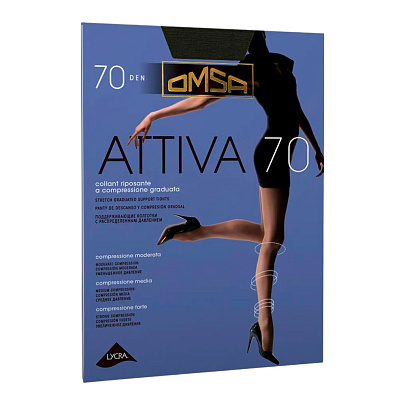  Колготки OMSA ATTIVA 70 (fumo, 5) 