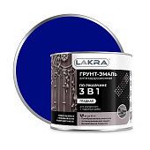 Грунт-эмаль 3 в 1 Лакра Сигнально-синий RAL 5005 1,7кг 