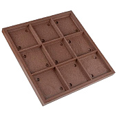  Полимер-песчанная плитка "8 Кирпичей" 330х330х25, Шоколад 