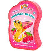 Бурлящая фигурка Друзья Баффи КЛУБНИКА 75г