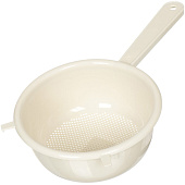 Дуршлаг D20см с/ручкой Белый ротанг (26) М1130 Дуршлаг D20см с/ручкой Белый ротанг (26) М1130