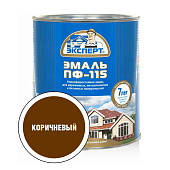 Эмаль ПФ-115М глянцевая коричневая Эксперт 2,7кг