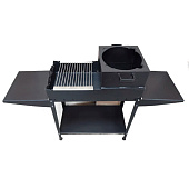 Мангал Дачный 750х350х870 сталь 4 мм с подставкой под казан Д5888 Мангал Дачный 750х350х870 сталь 4 мм с подставкой под казан Д5888