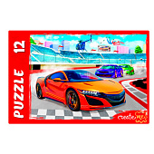 Пазлы Крутой вираж №9, 12 элементов, П12-2716 Пазлы Крутой вираж №9, 12 элементов, П12-2716