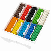  Пластилин 10цв. классический BRAUBERG Академия классическая, 200 г, 106503 