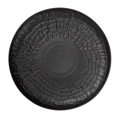  Тарелка Magistro Black style, фарфор, чёрная 10630441 