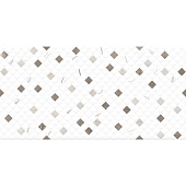 Плитка  50х25 Siluet белый мозаика GT125VG /Global Tile (1,375м2)