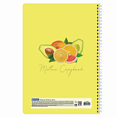 Тетрадь 80л. А4. BRAUBERG гребень, клетка, обложка картон, Фрукты, 404051 Тетрадь 80л. А4. BRAUBERG гребень, клетка, обложка картон, Фрукты, 404051