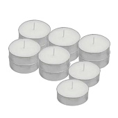 Свечи в гильзах Круглые, набор 12шт, Размер: 3,5х1,5см Цвет: серебро Свечи в гильзах Круглые, набор 12шт, Размер: 3,5х1,5см Цвет: серебро