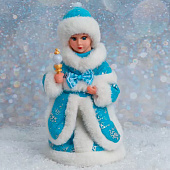 Фигура Моя Ёлочка новогодняя музыкальная Снегурочка 30х15см 275829